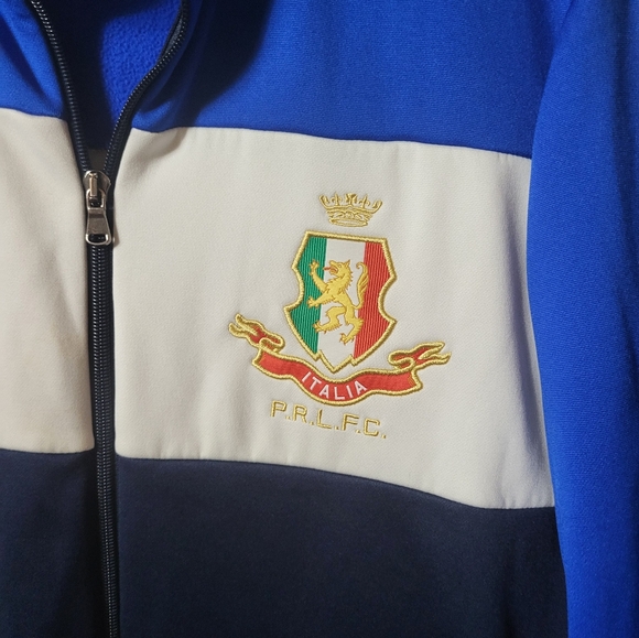 Vintage Polo Sport Italia Italy Track Style Jacket Mens Size Large - Picture 3 of 12